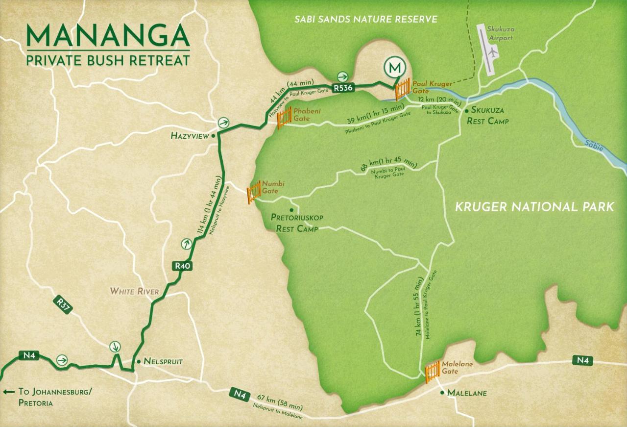 史库库莎 Mananga Bush Camp酒店 外观 照片