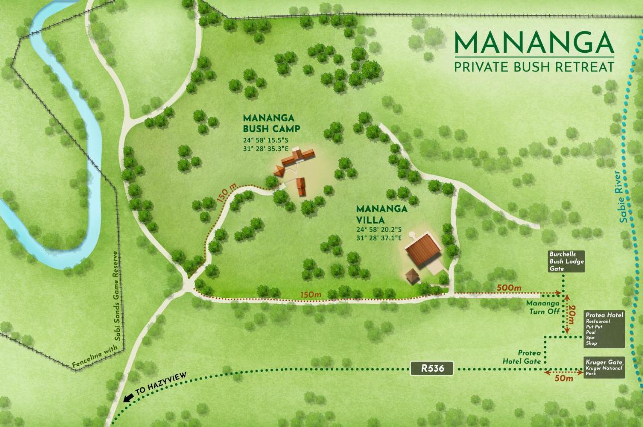 史库库莎 Mananga Bush Camp酒店 外观 照片